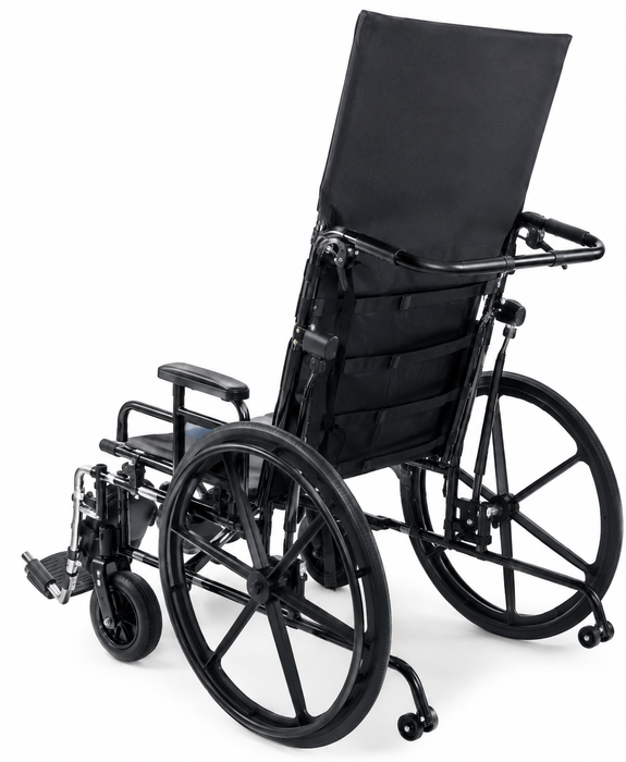 Graham Field Regency 450R Reclining Wheelchair With Reinforced Steel Frame Side View 