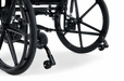 Graham Field Regency 450R Wheelchair With Pneumatic-Assist Reclining Back Support Wheel 