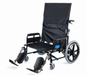 Graham Field Regency 525R Reclining Wheelchair With Heavy-Duty Black Frame