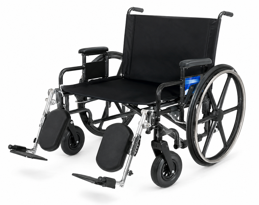 Graham Field Regency 6700 Fixed Back Bariatric Wheelchair With Elevating Leg rests