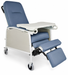 Graham Field Three Position Recliner Vintage Gold With Tray And Reclining Leg Support Blue Ridge Image