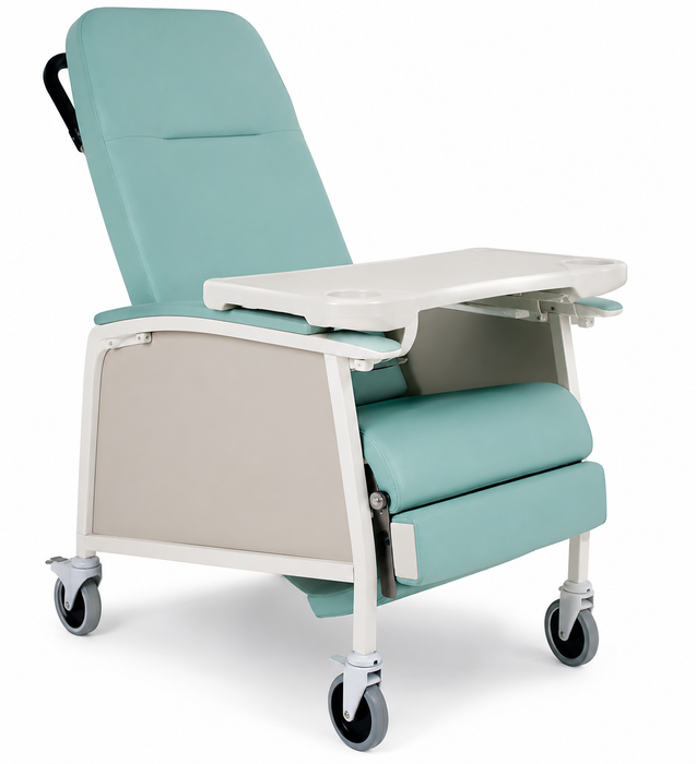 Graham Field Three Position Recliner With Extended Footrest And Supportive Backrest Jade Image