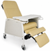 Graham Field Three Position Recliner Vintage Gold With Activity Table And Extended Footrest Vintage Gold