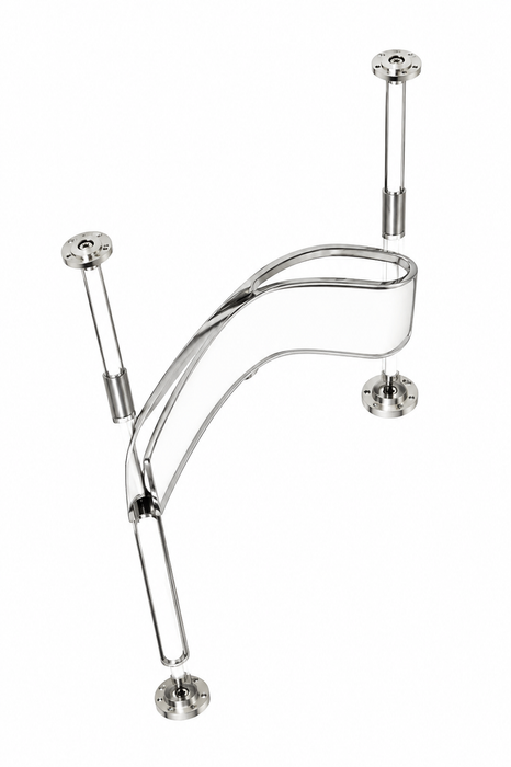 Graham Field Traveler SE Plus Metal Hardware Set On A White Background Curved Bracket 
