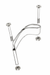 Graham Field Traveler SE Plus Metal Hardware Set On A White Background Curved Bracket 