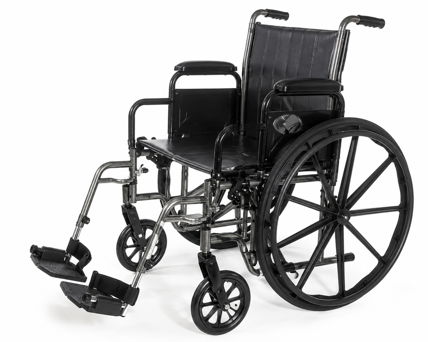 Graham Field Traveler SE Plus Wheelchair Hardware With Curved Metal Bracket, Bolts And Nuts
