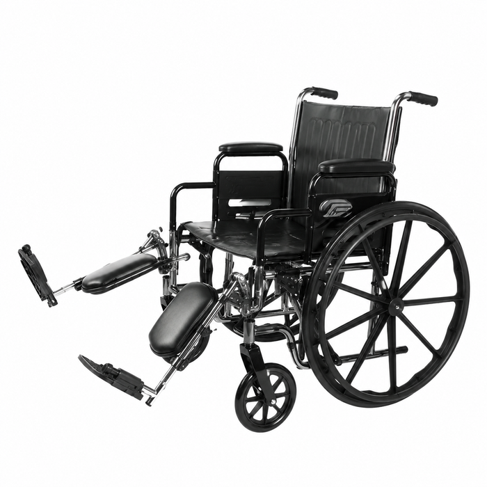Graham Field Traveler SE Plus Curved Metal Bracket On A White Background Elevated Footrest 