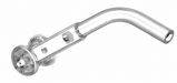 Graham Field Traveler SE Plus Curved Metal Component With Two Fastening Bolts Silver Metal Component 