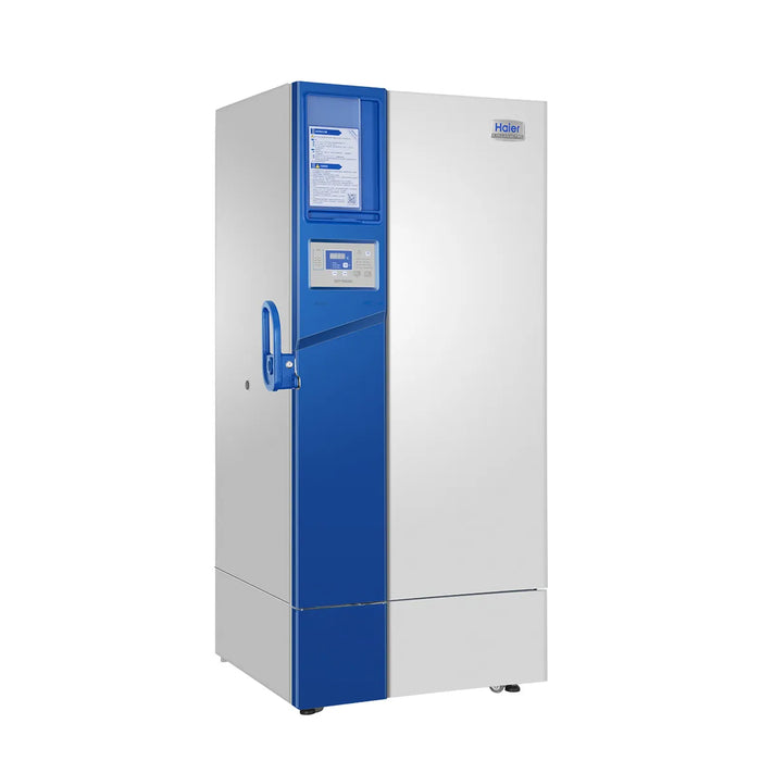 Side View Haier -40°C Biomedical Freezer BP Series for Blood Banks, Hospitals, Research, and Cryopreservation of Plasma Biologics
