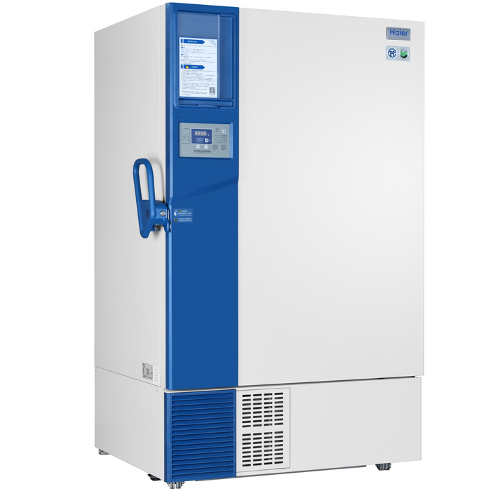 Side Close View Haier -40°C Biomedical Freezer BP Series for Blood Banks, Hospitals, Research, and Cryopreservation of Plasma Biologics