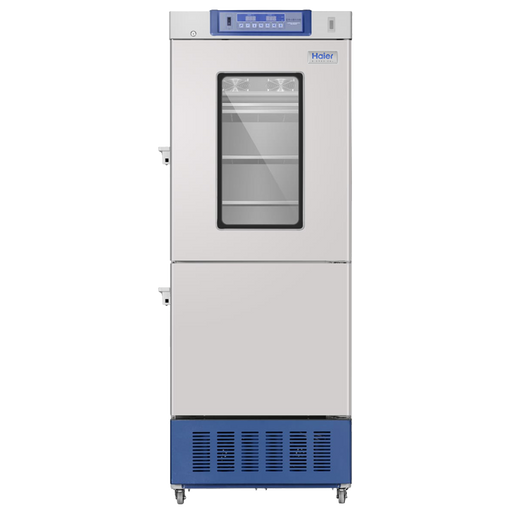 White Haier Pharmacy Refrigerator and Freezer Combination Reliable Vaccine and Biomedical Sample Storage