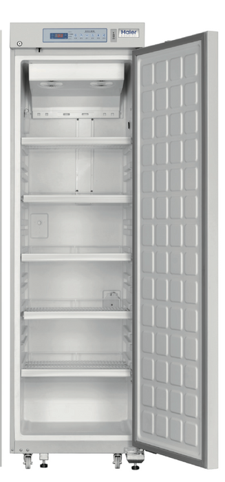 Secure Haier 461L Single Solid Pharmacy Refrigerator Reliable Storage for Medicines, Vaccines, Biological Products at 2-8°C in Hospitals and Laboratories