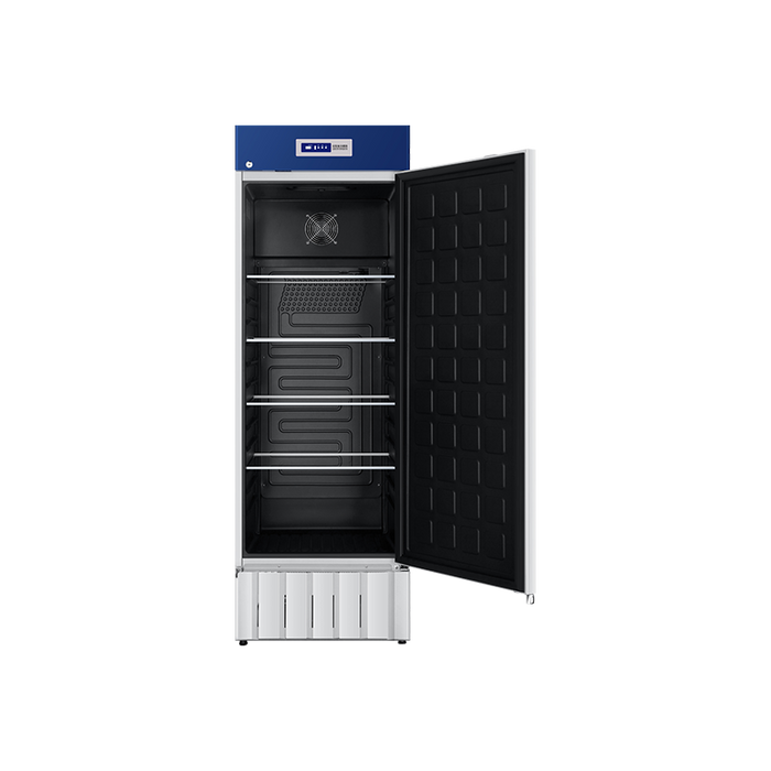 Black Haier Spark Free Explosion Proof Laboratory Refrigerator ATEX II C-T6 Certified, 3-16°C Adjustable, High-Efficiency Cooling for Safe Chemical  Reagent Storage