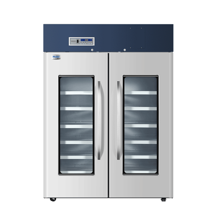 Double Door Haier Standard Pharmacy Refrigerator 2–8℃– Energy-Efficient, Reliable Medical Cold Storage for Hospitals, Clinics &amp; Pharmacies
