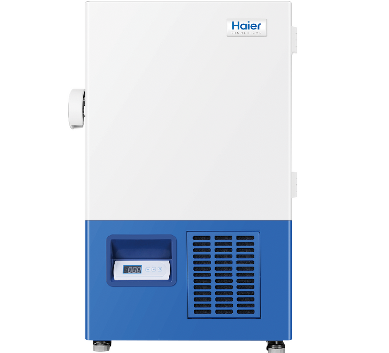 White Haier ULT Energy Saving Undercounter Freezer Reliable Low-Temperature Storage in Clinical, Medical, and Research Laboratories