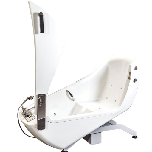 Handicare AVERO Motion Bathtub With Height-Adjustable, Wheelchair-Accessible Assisted Bathing System For Safe, Ergonomic Care Facility Use
