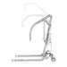 Handicare Carina 350 Mobile Patient Lift Featuring A Compact Foldable Design for Safe Patient Transfers With 350 Lb Capacity In Motion