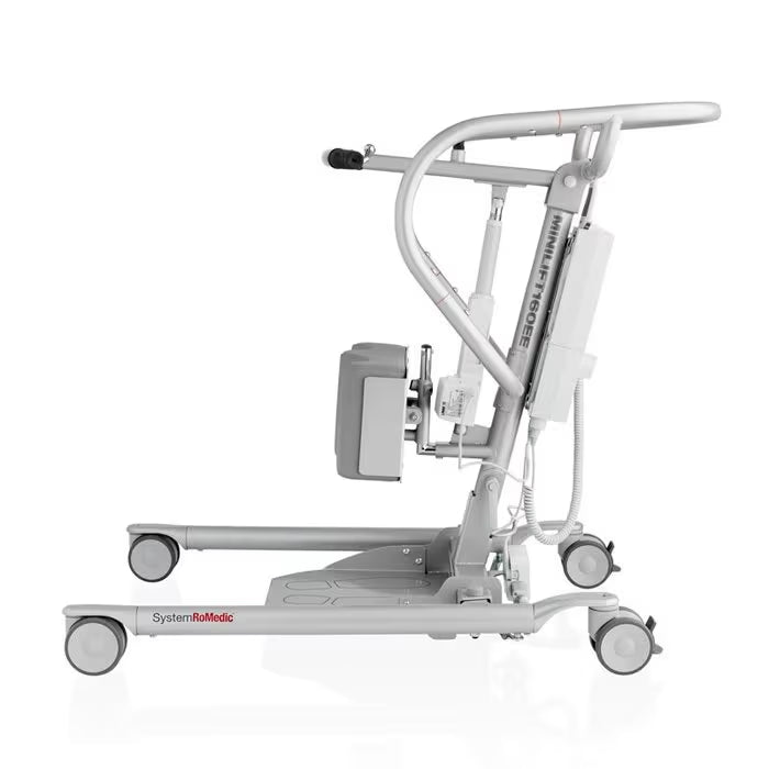 Handicare MiniLift 160 Sit-to-Stand Patient Transfer Aid For Safe, Active Mobility Support In Home And Healthcare Use In Side View