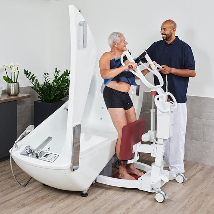 Handicare NORA Pro Sit-to-Stand Lift With 3D Comfort Support Safe Patient Transfer Lift WIth Up To 451 lb Capacity Featuring Patient Transfer With Caregiver Assist