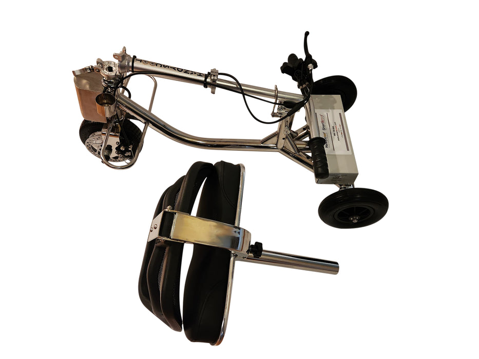 HandyScoot HS101 Mobility Scooter Folded and Seat Close Up