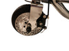 Close Up Of HandyScoot HS101 Premium Mobility Scooter Front Wheel