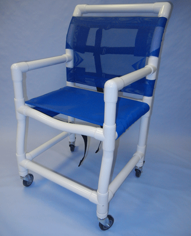 Reliable Healthline Medical 18" Shower Commode Sling Seat Durable Shower Chair for Disabled and Elderly Users