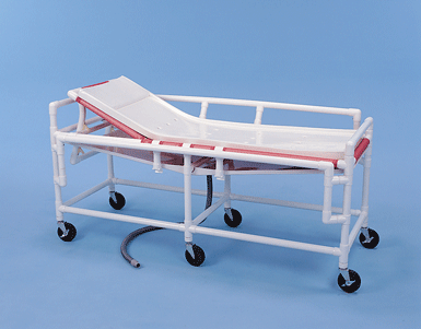 Neat Healthline Medical Adjustable Reclining Shower Gurney Premium PVC Patient Care Solution for Comfort and Hygiene