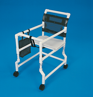 Side View Healthline Medical Adult PVC Walker Adjustable, Healthcare-Grade Mobility Aid for Safe and Comfortable Walking