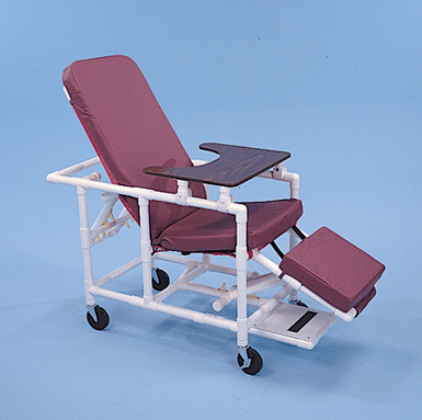 Comfortable Healthline Medical Geri Chair Recliner 5-Position Healthcare-Grade Medical Chair for Bed-Bound and Limited Mobility Patients