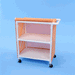 Safe Healthline Medical PVC Linen Cart with Cover Durable 32" x 20" Shelves for Healthcare Facilities
