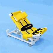 Yellow Healthline Medical Pediatric Bath Chair Safe, Comfortable, Adjustable Bathing Solution for Children