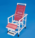 Durable Healthline Medical Reclining Commode Chair with Legrest and Footrest Medical-Grade Shower and Bath Chair for Homecare and Clinical Use