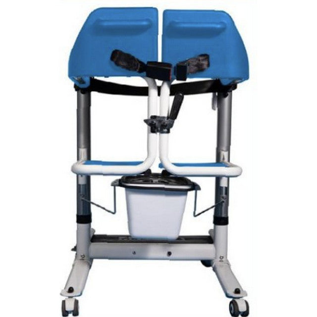 Secured Healthline Medical 4-in-1 Electric Lift Shower Commode Transfer Chair Durable, Comfortable and Adjustable for Easy Transfers and Hygiene Care