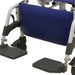 Footrest Healthline Medical Rehab Shower Commode Chair with Tilt and Recline Lightweight, Durable, and Perfect for Limited Trunk Control and Balance