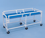 Clean Healthline Medical Transport Shower Gurney Heavy-Duty, Lightweight PVC Frame for Safe Patient Transfers and Hygiene Procedures in Healthcare Settings