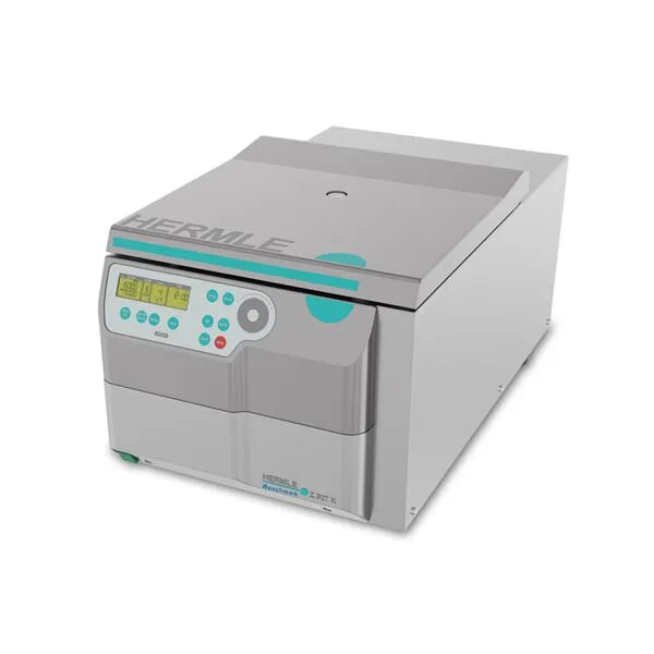 Hermle Z327 K Universal Centrifuge Closed Lid With Control Panel Left Side View