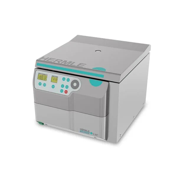 Hermle Z327 Universal Centrifuge Closed Lid With Control Panel Left Side View