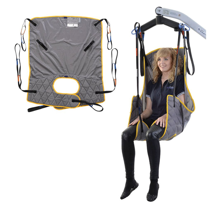 Joerns Hoyer Professional Quick Fit Deluxe Padded Loop Style Sling With User View