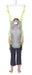 Back Profile Human Care Children’s Activity Sling for Safe Gait Training, Standing Support Rehabilitation Breathable Polyester Net Design