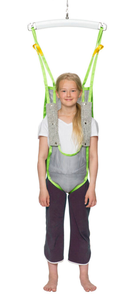 Reliable Human Care Children’s Activity Sling for Safe Gait Training, Standing Support Rehabilitation Breathable Polyester Net Design