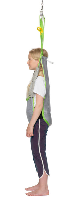 Side Details Human Care Children’s Activity Sling for Safe Gait Training, Standing Support Rehabilitation Breathable Polyester Net Design