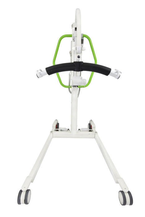 Front View Human Care  Alzaro Floor Patient Lift Sturdy, Adjustable, and Easy-to-Use Floor Lift for Home and Facility Care