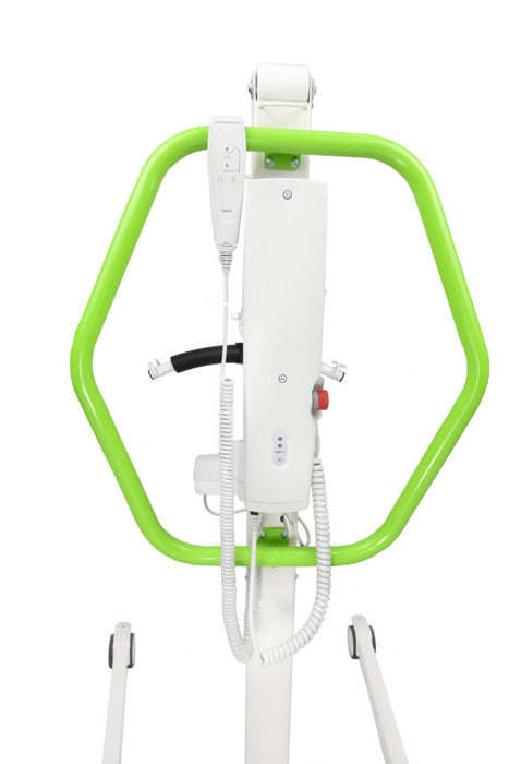 Details Human Care  Alzaro Floor Patient Lift Sturdy, Adjustable, and Easy-to-Use Floor Lift for Home and Facility Care