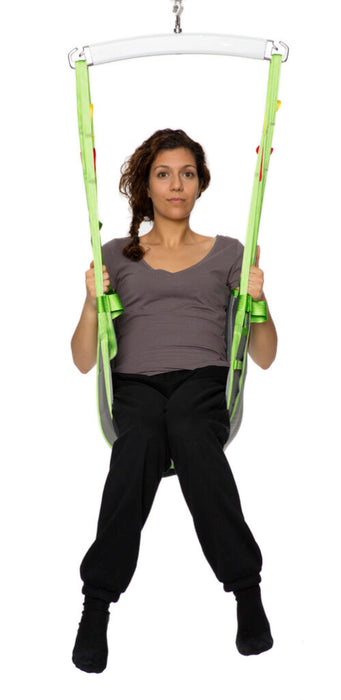 Front Details Human Care Amputee Sling Polyester Net for Safe, Comfortable Transfers Reinforced Back and Divided Leg Support