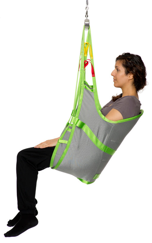 Reliable Human Care Amputee Sling Polyester Net for Safe, Comfortable Transfers Reinforced Back and Divided Leg Support