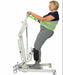 Side Profile Human Care Single Patient Use Loop Back Belt for Sit-to-Stand Patient Transfers and Hygiene Control