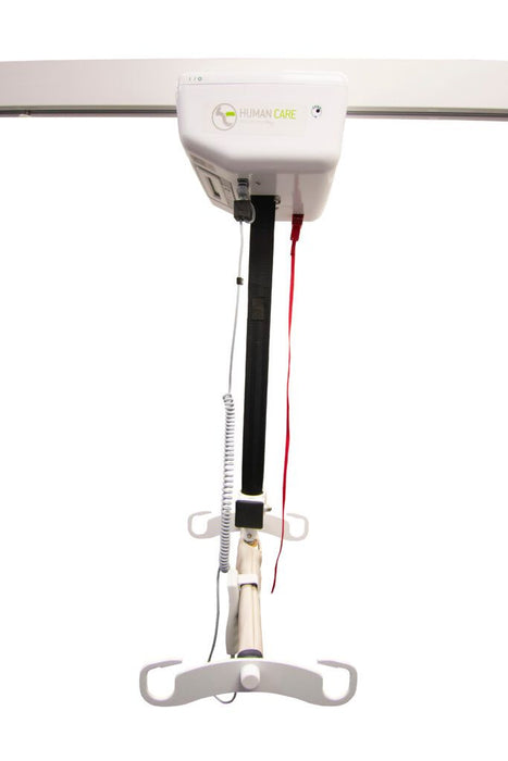 Side View Human Care Bariatric Ceiling Lift 1000 lb Capacity Safe and Durable Patient Lift System