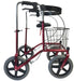 Side View Human Care Carl Oskar 72 Reinforced Black Rollator Ultimate Stability, Comfort, and Versatility for All Users