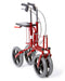 Folded Human Care Carl Oskar 72 Reinforced Black Rollator Ultimate Stability, Comfort, and Versatility for All Users