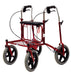 Front View Human Care Carl Oskar 72 Reinforced Black Rollator Ultimate Stability, Comfort, and Versatility for All Users